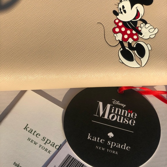 🆕♠️ Kate Spade Minnie Mouse Lacey Wallet ♠️ NWT - Picture 12 of 12